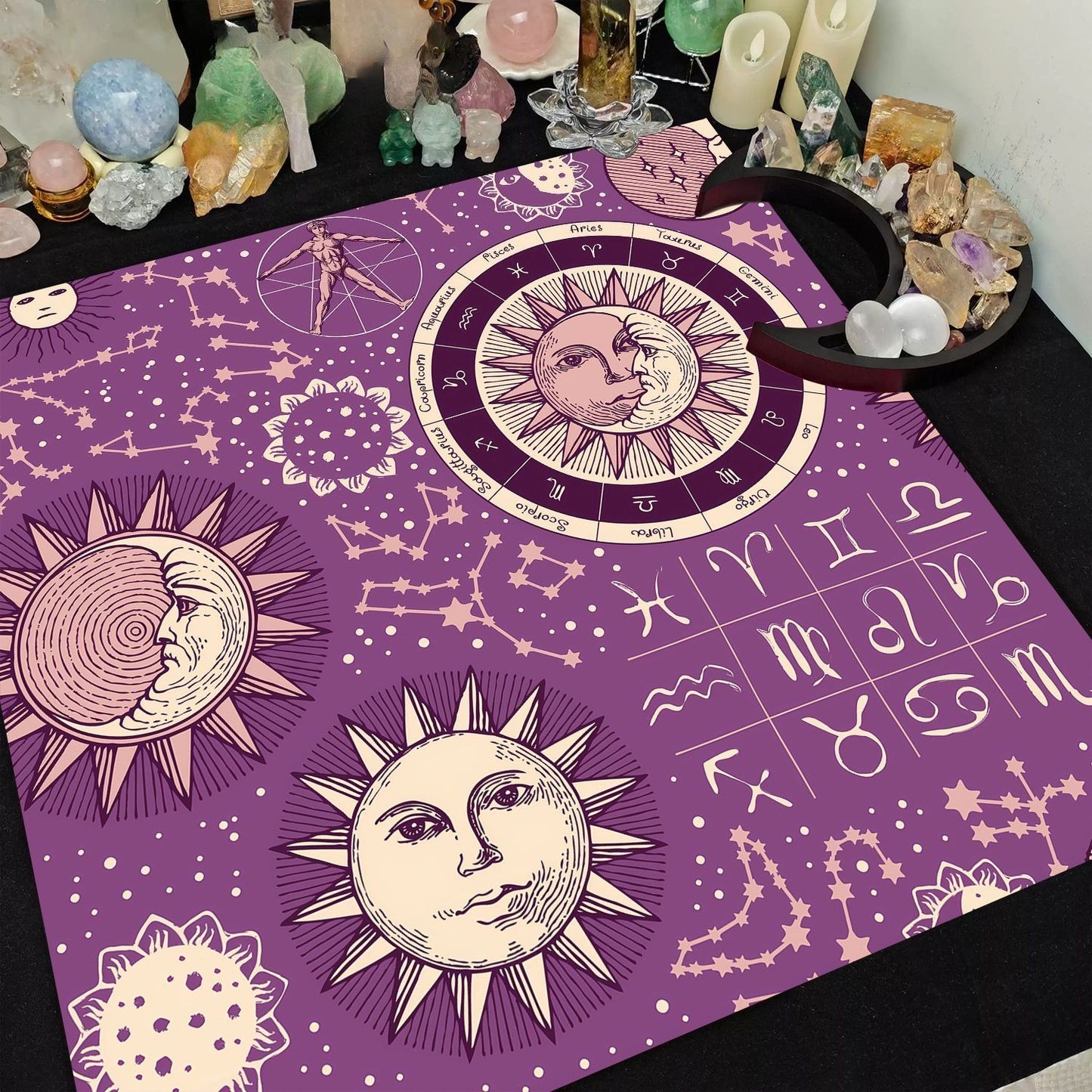 A Sun and Moon Magic Array Tablecloth