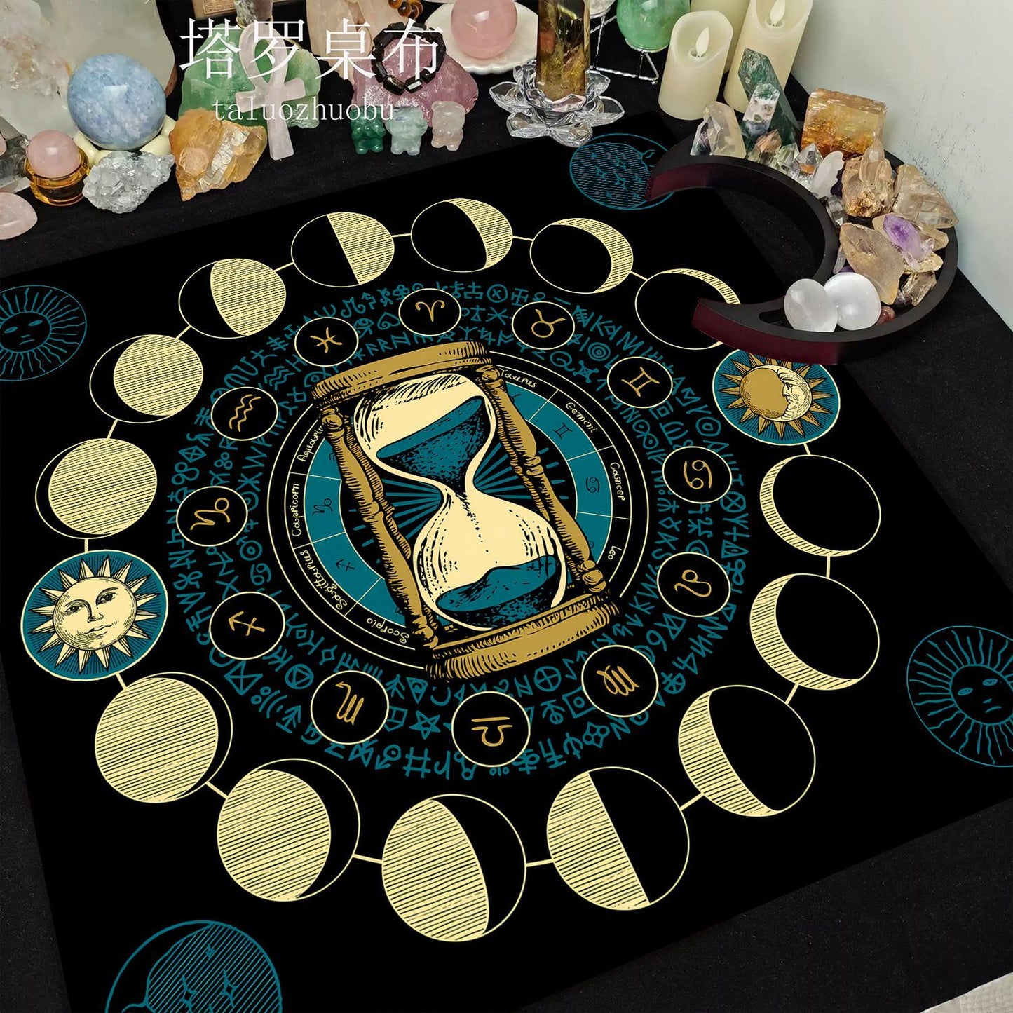 A Sun and Moon Magic Array Tablecloth