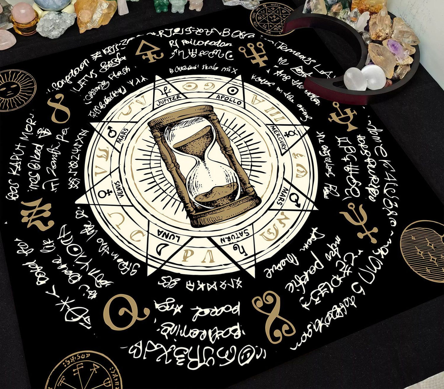 A Sun and Moon Magic Array Tablecloth