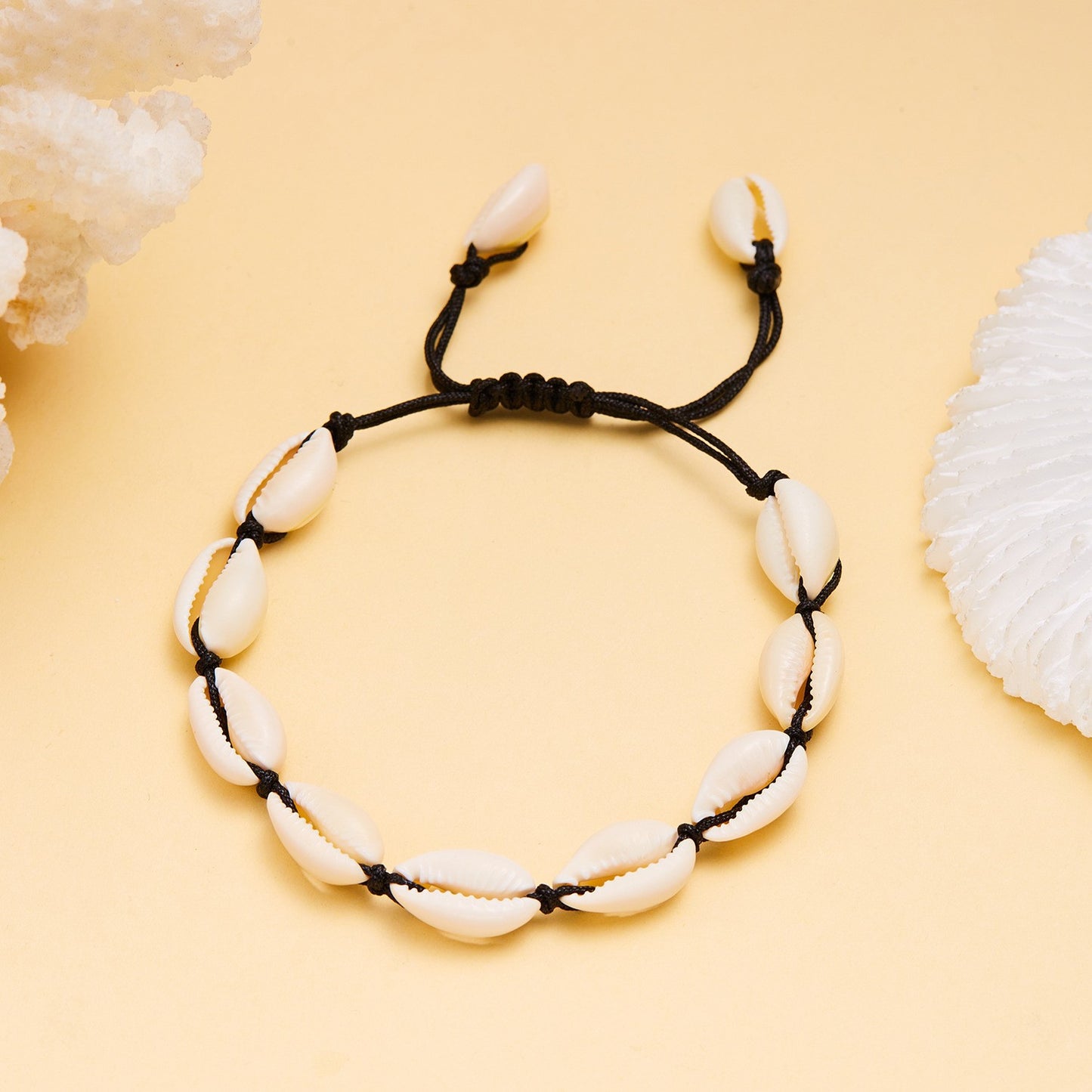 Bohemian Starfish Shell Conch Rice Bead Bracelet