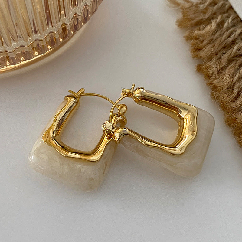 Square Maillard earrings