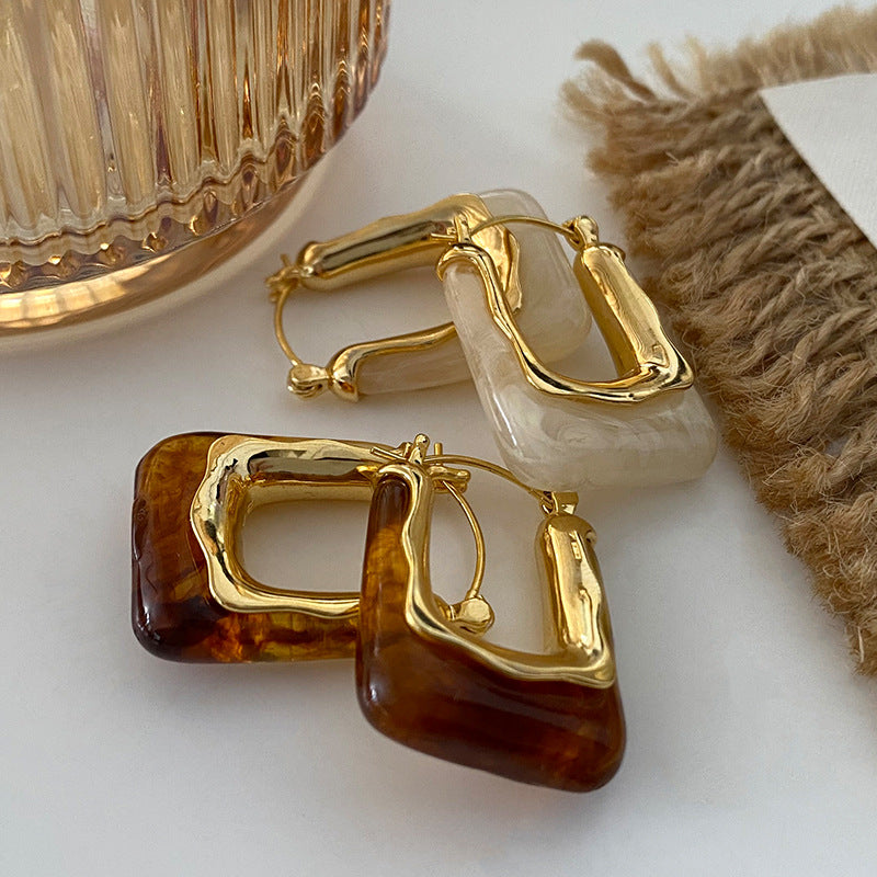 Square Maillard earrings