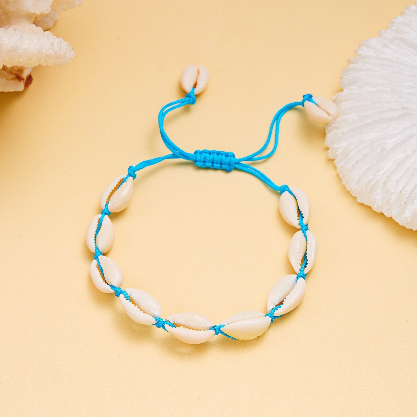 Bohemian Starfish Shell Conch Rice Bead Bracelet