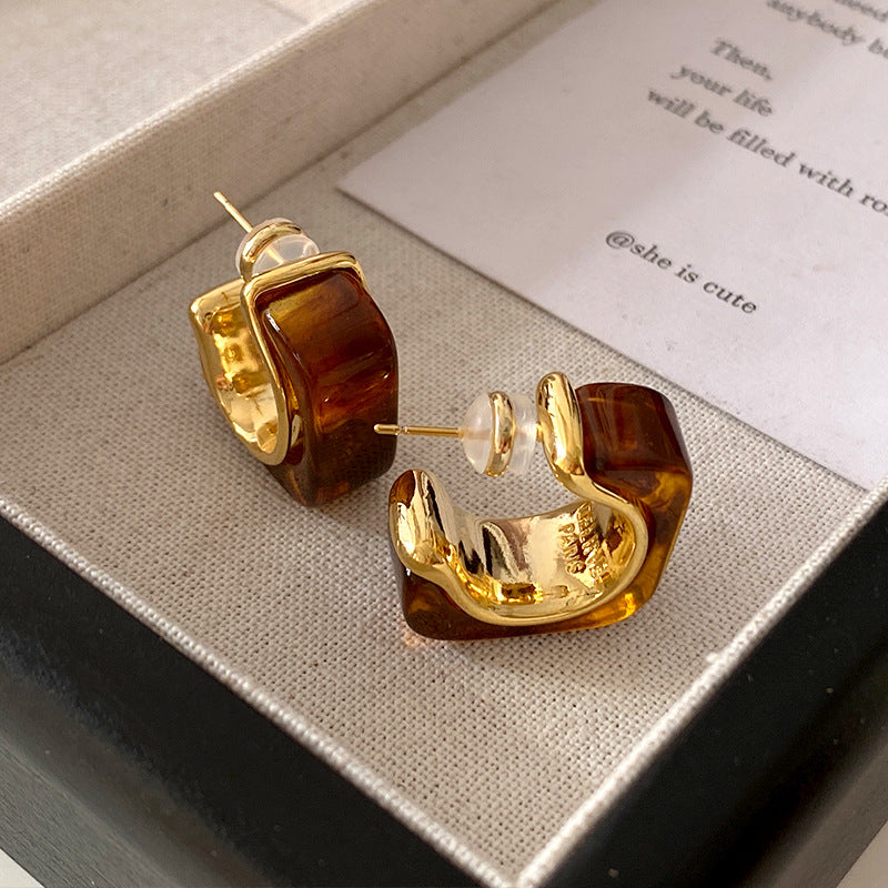 Square Maillard earrings