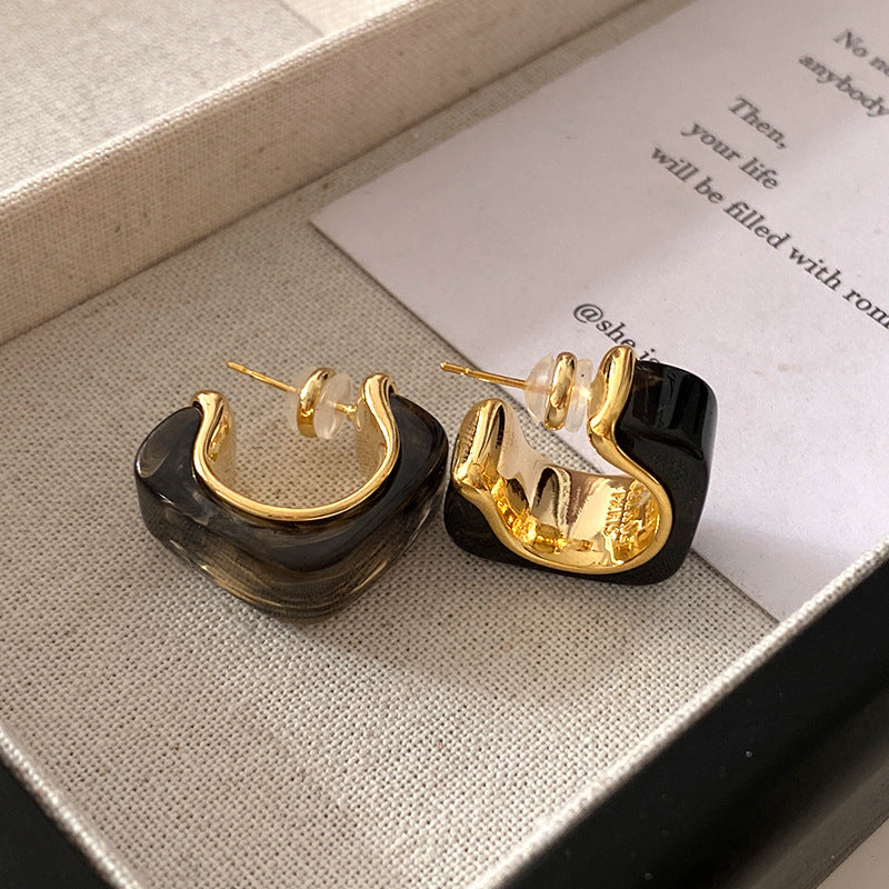 Square Maillard earrings