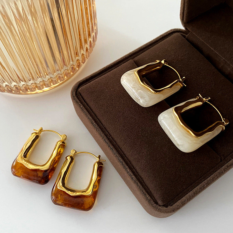Square Maillard earrings