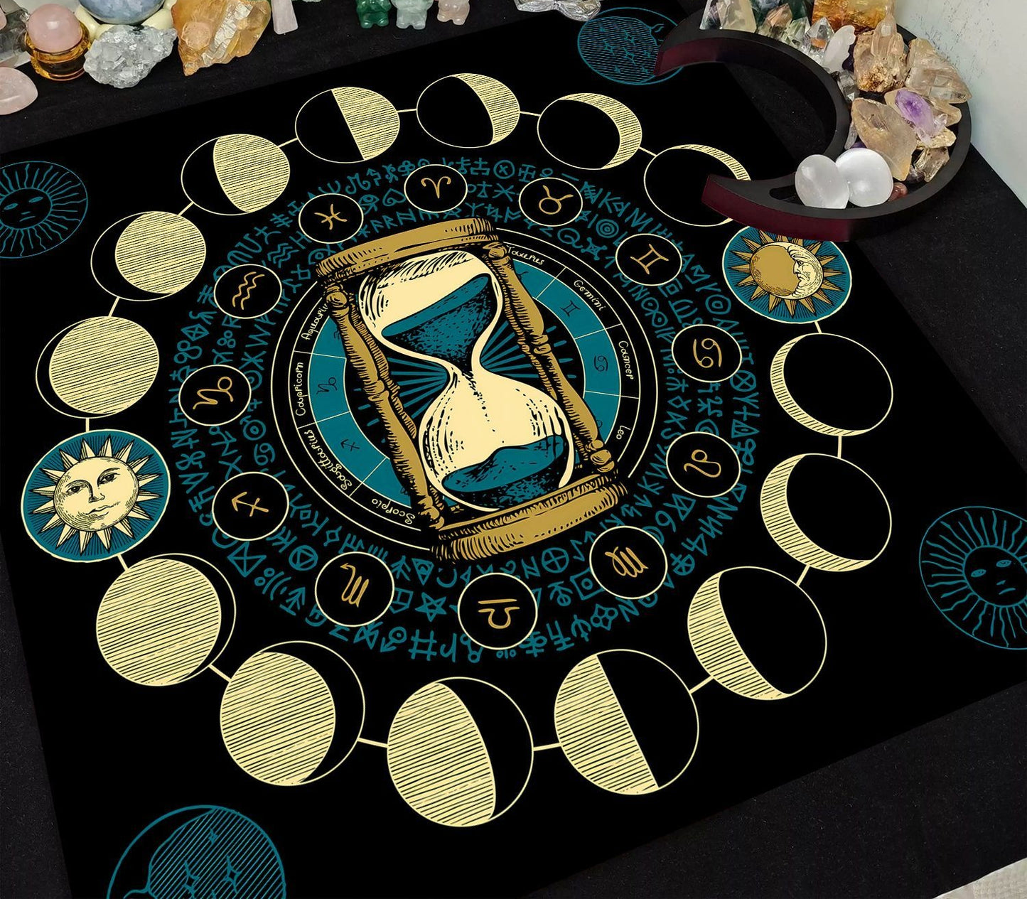 A Sun and Moon Magic Array Tablecloth